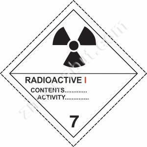 ADR - клас 7 - Радиоактивен материал Категория I